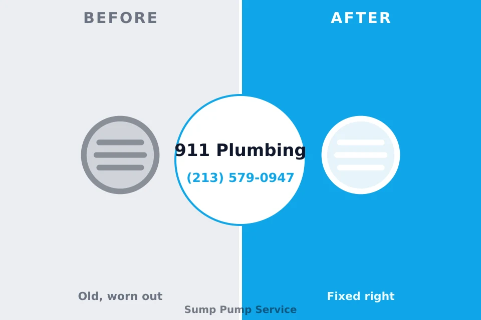 Before and after: plumbing repair Point Marion, PA